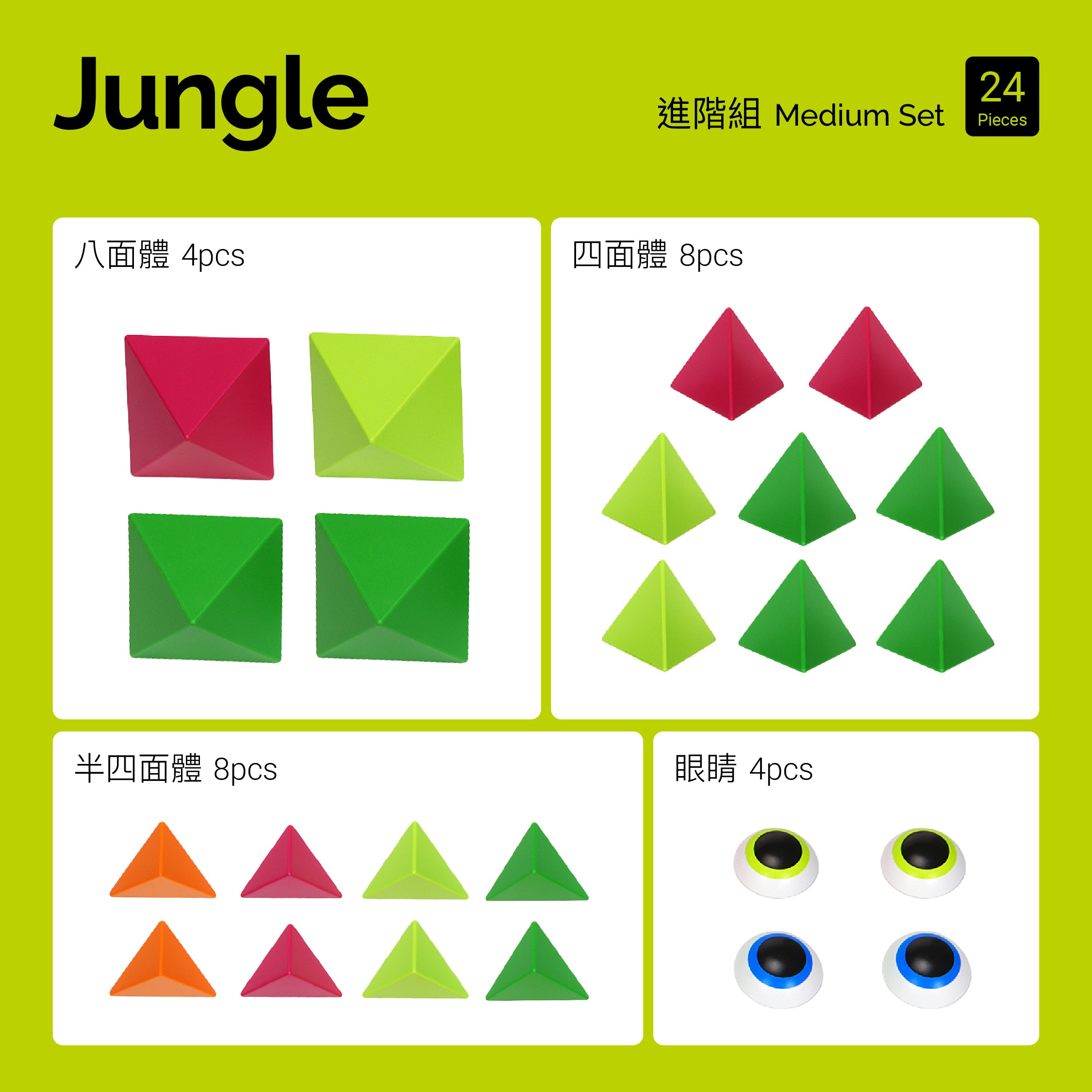 Jungle (綠野迷蹤) 進階組 24pcs